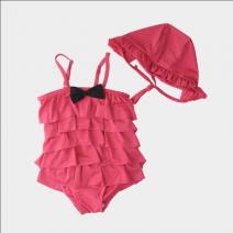 3443 Baju Renang Tumpuk Pink